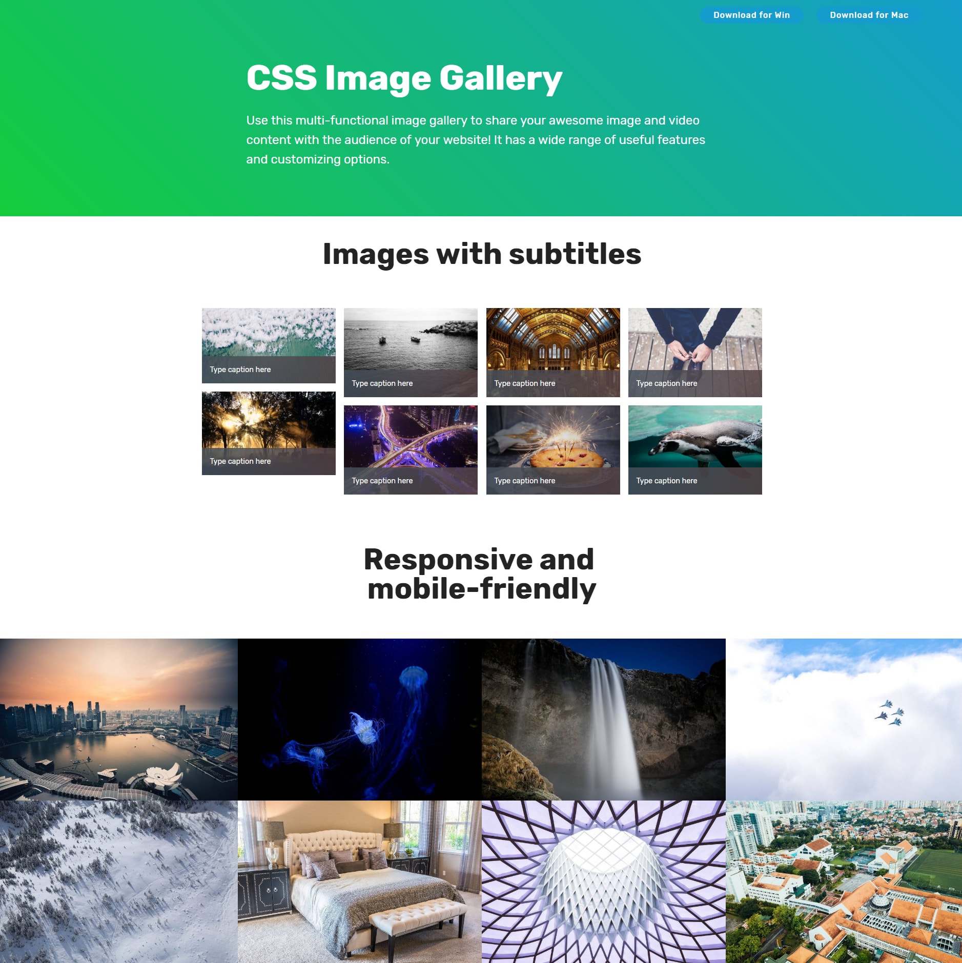 Free Bootstrap Picture Gallery